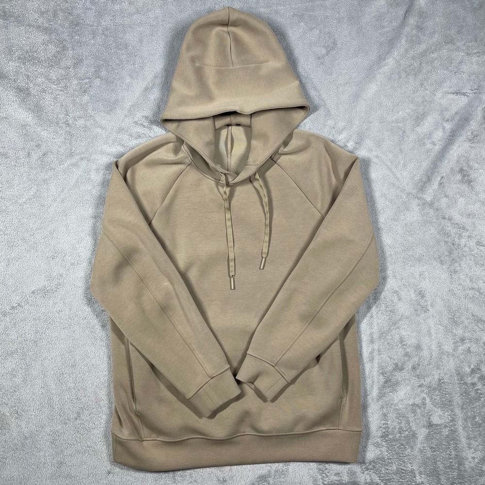 lululemon smooth spacer hoodie Mens XS Tan Khaki Raglan LM3FDVS